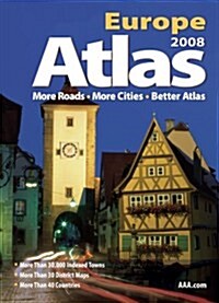 AAA 2008 Europe Road Atlas (Paperback, 9th)