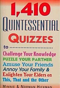 1,410 Quintessential Quizzes (Paperback)