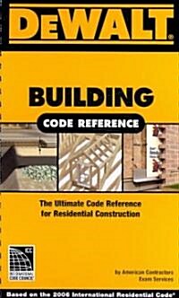 Dewalt Building Code Reference Guide (Paperback, Spiral)