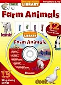 Farm Animals (Board Book, Compact Disc)