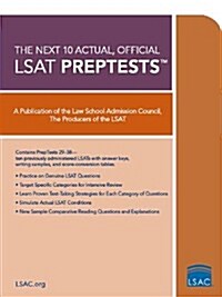 The Next 10 Actual Official LSAT Preptests: (Preptests 29-38) (Paperback)