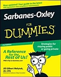 [중고] Sarbanes-Oxley For Dummies (Paperback, 2)