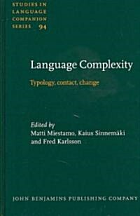 Language Complexity (Hardcover)
