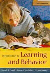 Introduction to Learning and Behavior (Paperback, 3rd)