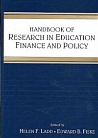 Handbook of Research in Education Finance and Policy (Paperback, 1st)