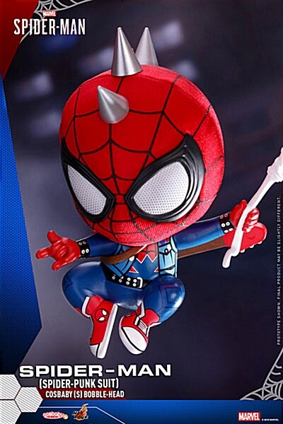 [Hot Toys] 코스베이비 스파이더맨 S 버블헤드 펑크슈트 Ver.COSB515 - Spider-Man (Spider-Punk Suit) Cosbaby (S) Bobble-Head