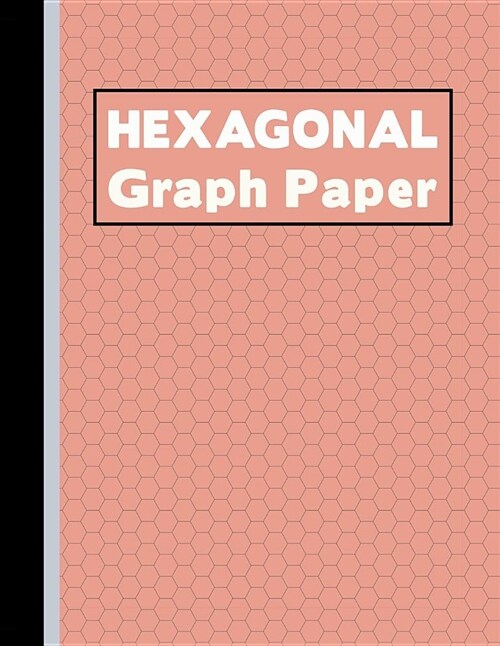 Hexagonal Graph Paper: Small Hexes Notebook Pink (Paperback)