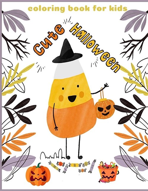 Cute Halloween Coloring Book for Kids (Paperback)