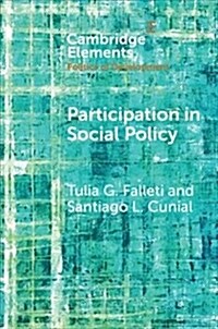 Participation in Social Policy : Public Health in Comparative Perspective (Paperback)