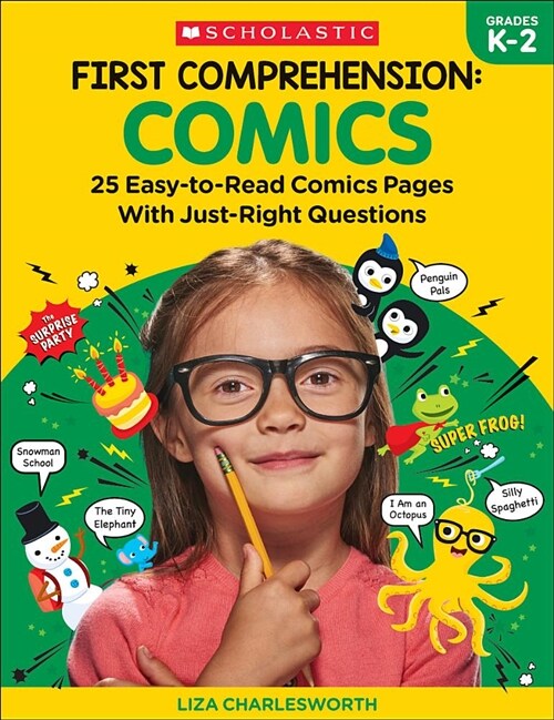 First Comprehension: Comics: 25 Easy-To-Read Comics with Just-Right Questions (Paperback)