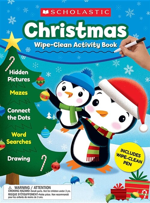 Christmas Wipe-Clean Activity Book (Spiral)