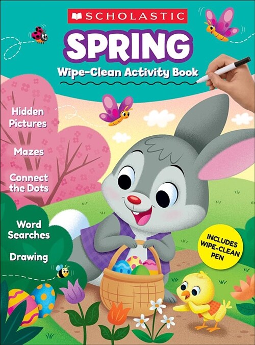 Spring Wipe-Clean Activity Book (Spiral)