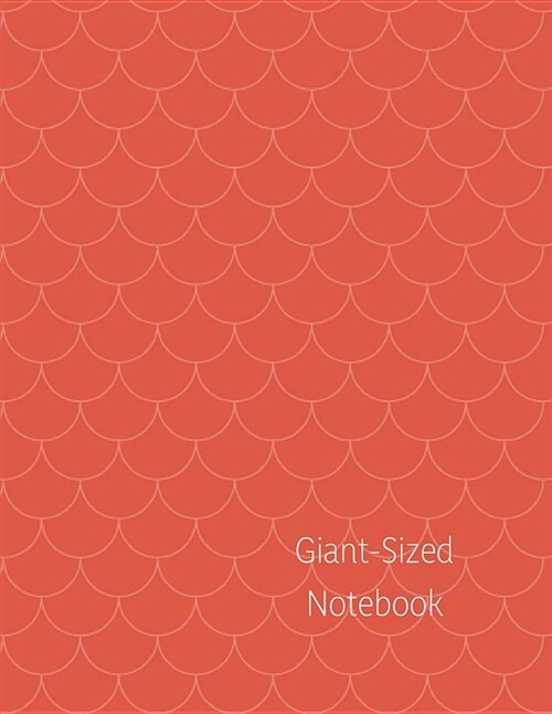 Giant-Sized Notebook: 600 Ruled Pages Scales Design, Notebook/300 Sheets (Paperback)