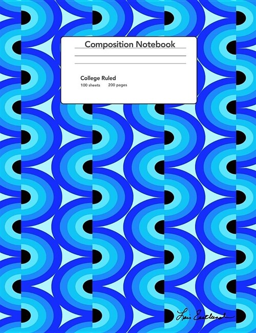 Blue Waves Composition Notebook (Paperback)