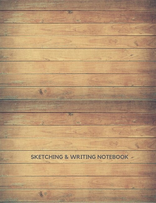 Sketching and Writing Notebook: Dual Alternate Lined and Blank Pages (Paperback)