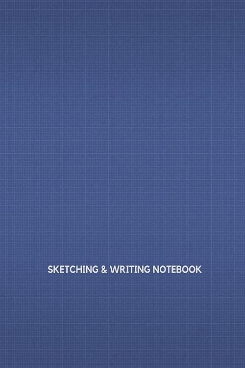 Sketching and Writing Notebook: Alternate Lined and Dual Blank Pages (Paperback)