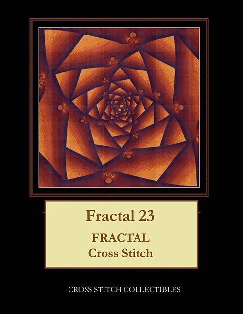 Fractal 23: Fractal Cross Stitch Pattern (Paperback)