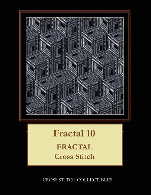 Fractal 10: Fractal Cross Stitch Pattern (Paperback)