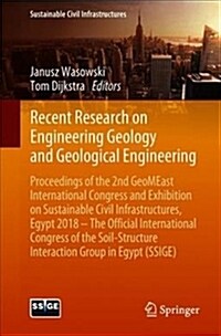 Recent Research on Engineering Geology and Geological Engineering: Proceedings of the 2nd Geomeast International Congress and Exhibition on Sustainabl (Paperback, 2019)