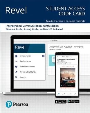 Revel for Interpersonal Communication: Relating to Others -- Access Card (Hardcover, 9)