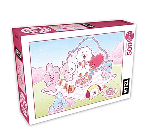 BT21 500PCS 직소 퍼즐 : 피크닉