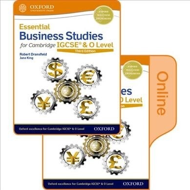 Essential Business Studies for Cambridge IGCSE & O Level : Print & Online Student Book Pack (Multiple-component retail product, 3 Revised edition)