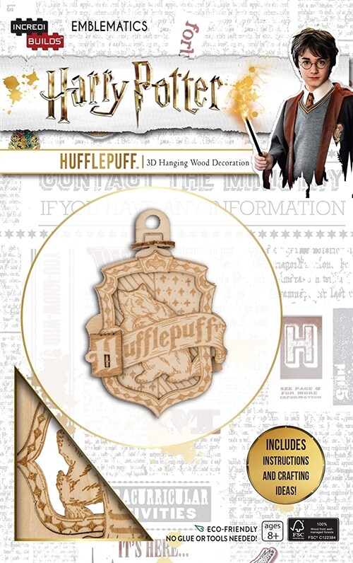 IncrediBuilds Emblematics: Harry Potter: Hufflepuff (Kit)