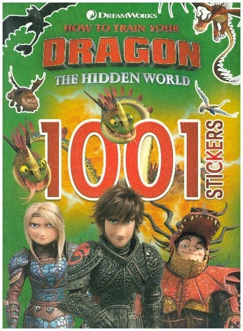 How to Train Your Dragon The Hidden World: 1001 Stickers (Paperback)