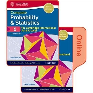 Probability & Statistics 1 for Cambridge International AS & A Level : Print & Online Student Book Pack (Multiple-component retail product)