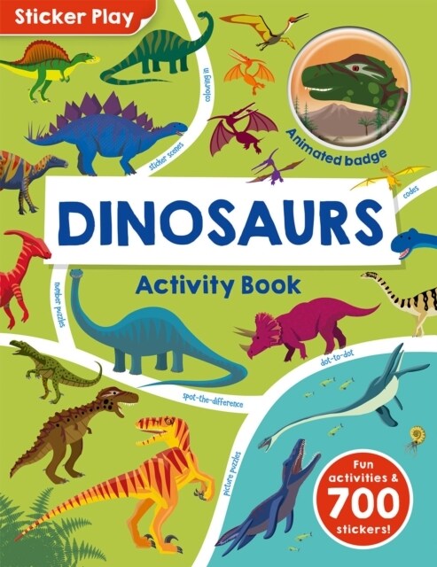 Sticker Play : Dinosaurs (Paperback)