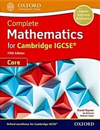 Complete Mathematics for Cambridge IGCSE® Student Book (Core) (Multiple-component retail product, 5 Revised edition)