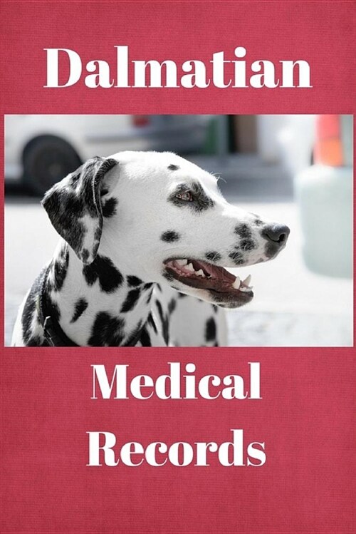 Dalmatian Medical Records: Track Medications, Vaccinations, Vet Visits and More (Paperback)