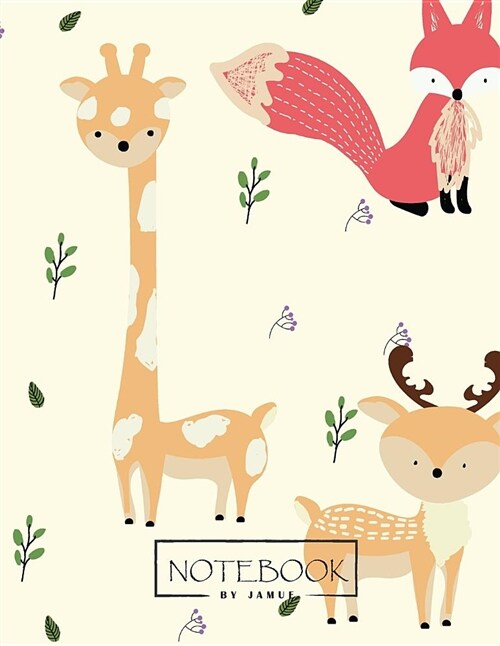Notebook: Go to Zoo on Yellow Cover and Lined Pages, Extra Large (8.5 X 11) Inches, 110 Pages, White Paper (Paperback)
