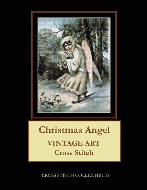 Christmas Angel: Vintage Art Cross Stitch Pattern (Paperback)