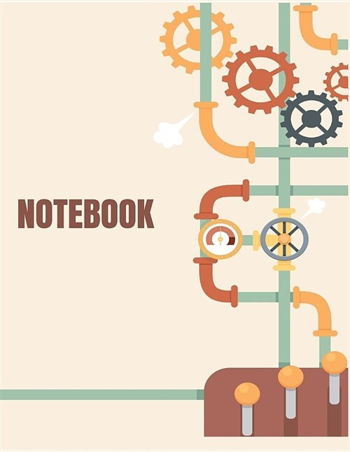 Notebook: Tube Cover (8.5 X 11) Inches 110 Pages, Blank Unlined Paper for Sketching, Drawing, Whiting, Journaling & Doodling (Paperback)
