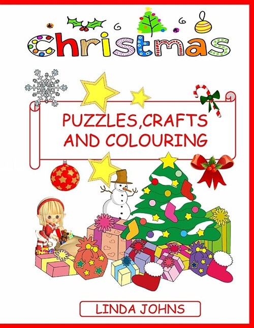 Christmas Puzzles, Crafts, and Colouring (Paperback)