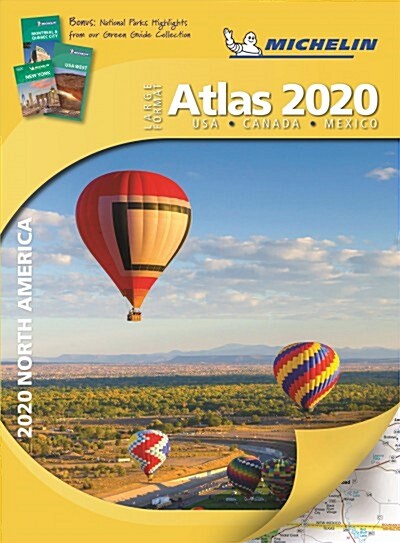 Michelin North America Large Format Atlas 2020: Usa, Canada and Mexico (Paperback, 9)