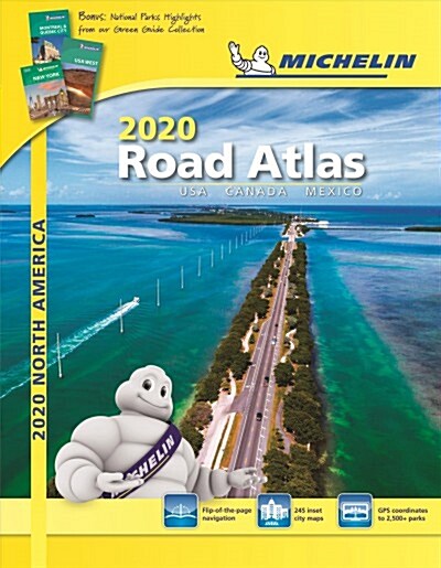 Michelin North America Road Atlas 2020: Usa, Canada and Mexico (Spiral, 18)