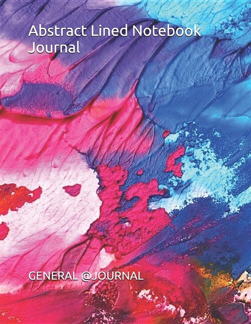 Abstract Lined Notebook Journal (Paperback)