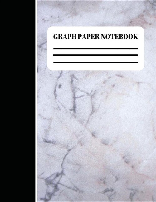 Graph Paper Notebook: : White Marble 8.5x11 Composition Notebook Grid for Graphing and Mathematics (Volume 1) (Paperback)