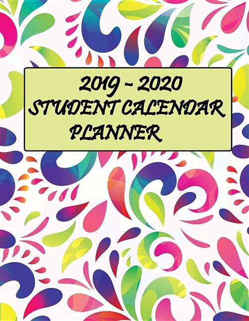 2019-2020 Student Calendar Planner: Two-Year Planner: 24-Month Calendar, Notes, U.S. Holidays, for Jan 2019 - Dec 2020, Blank Composition for Writing (Paperback)