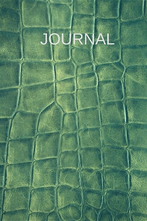 Green Journal: Leather Style Minimalist Planner, 132 College Ruled Pages Notebook, Composition Book, 6x9 Soft Cover Diary (Paperback)