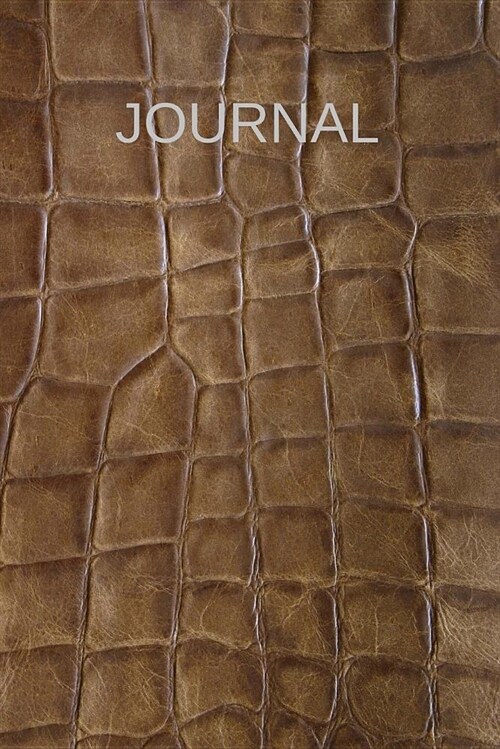 Brown Journal: Leather Style Minimalist Planner, 132 Lined Pages Notebook, Diary, College Ruled Composition Book, 6x9 Soft Cover (Paperback)