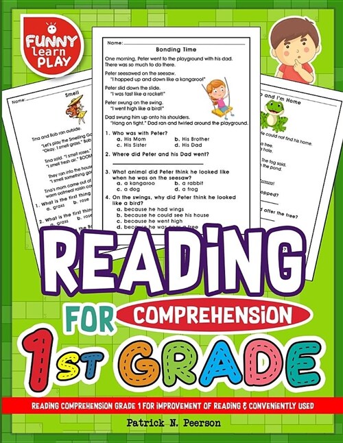 Reading Comprehension Grade 1 for Improvement of Reading & Conveniently Used: 1st Grade Reading Comprehension Workbooks for 1st Graders to Combine Fun (Paperback)
