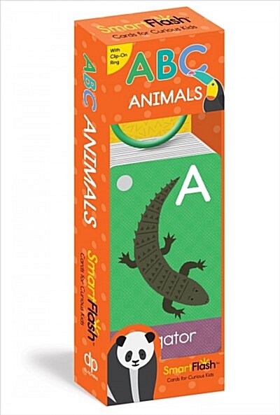 ABC Animals (4-Copy Ppk): Smartflash(tm)--Cards for Curious Kids (Paperback)