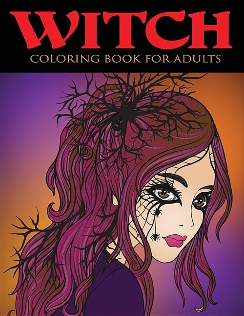 Witch Coloring Book for Adults (Paperback)