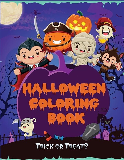 Halloween Coloring Book (Paperback)