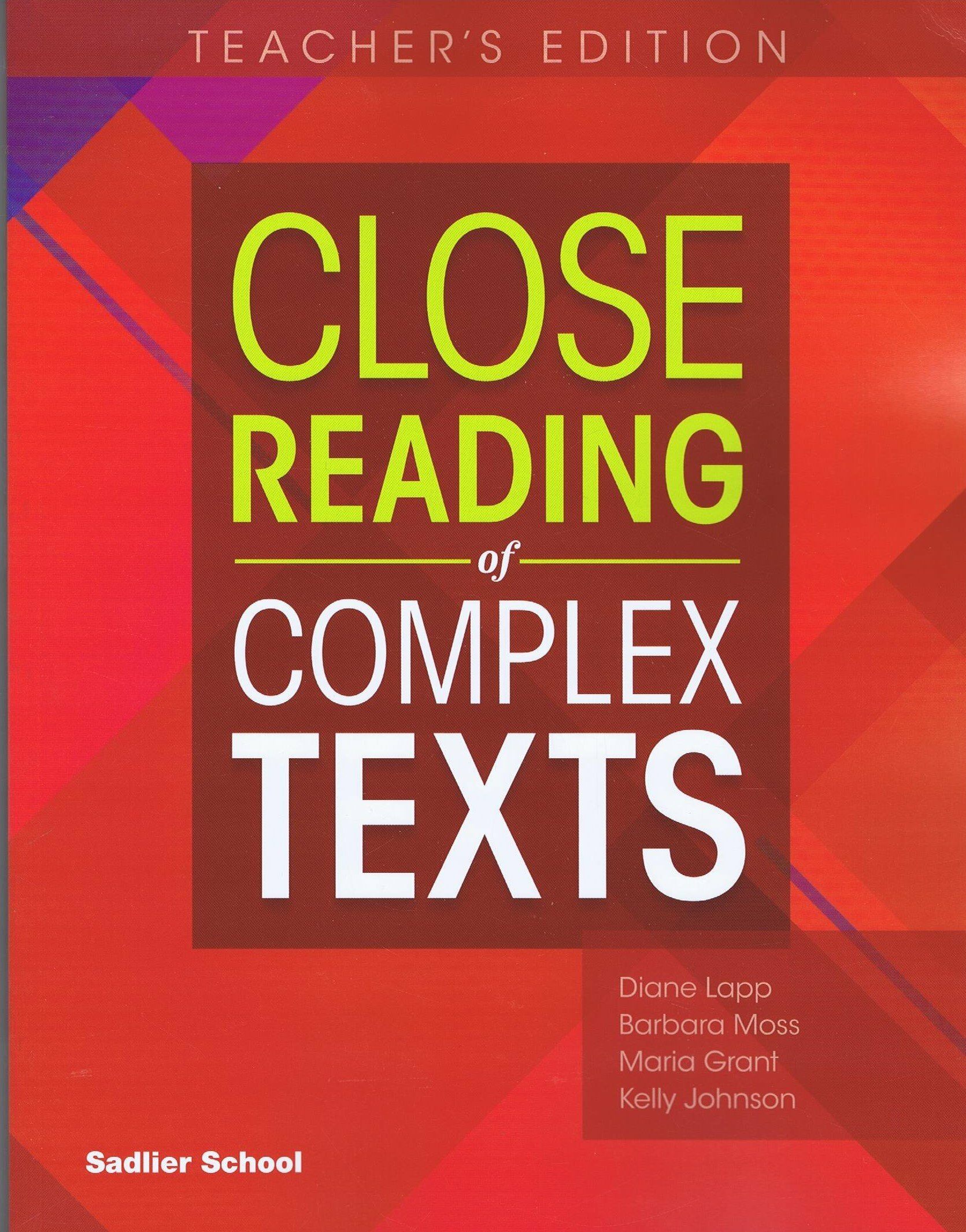Close Reading of Complex Texts TE G-6 (Paperback)