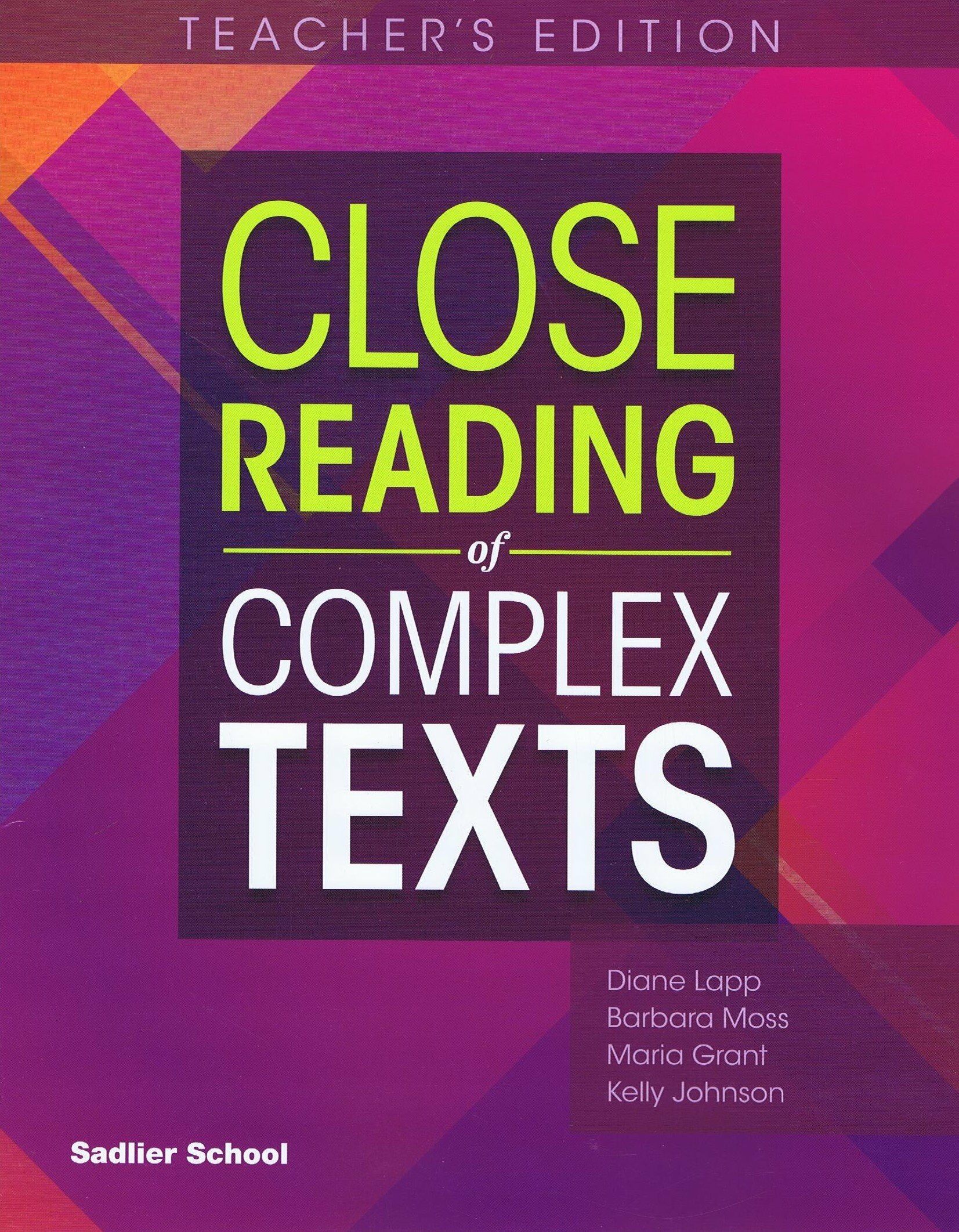 Close Reading of Complex Texts TE G-7 (Paperback)