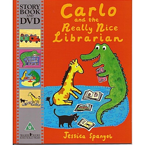 Carlo and the really nice librarian (Story Book and DVD) (영국판)